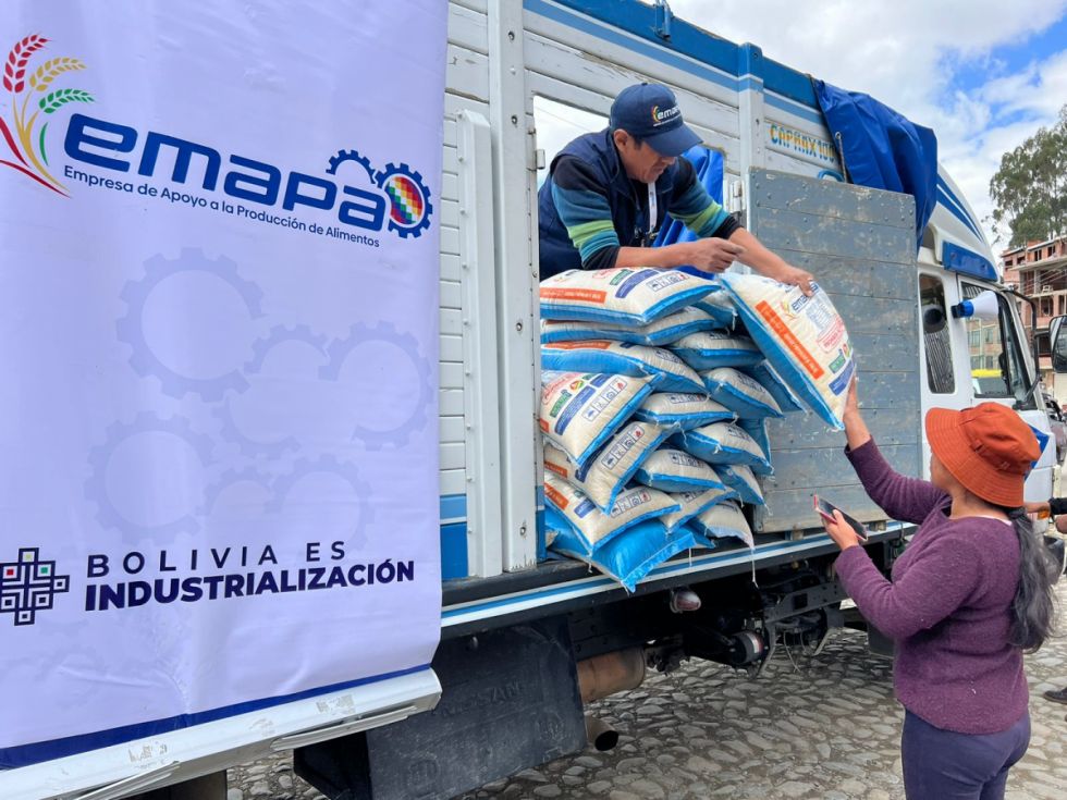 Molestia por distribución de arroz