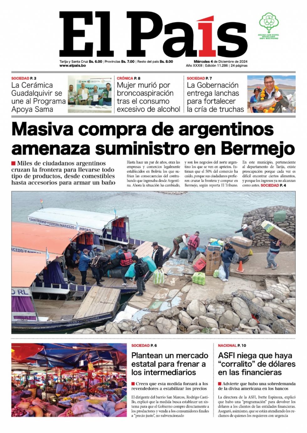 Comprar en Bermejo, el precio del pollo, Petrocontratos, la Ley Marcial... Lee las imprescindibles