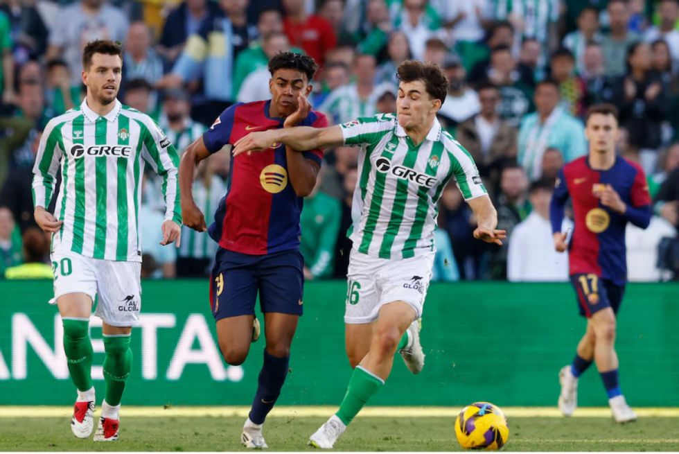 Barcelona dejó escapar la  victoria frente al Real Betis