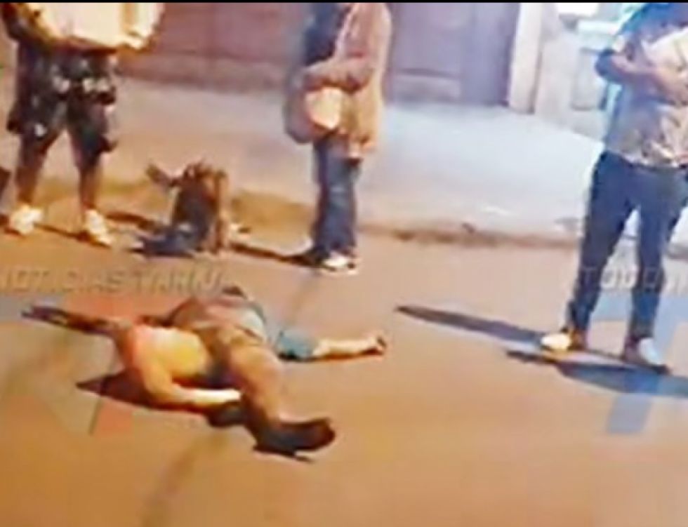 Un hombre  fue asaltado y luego  atropellado 