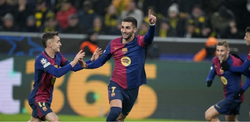 El Barcelona derriba el muro de  Dortmund y acaricia los octavos