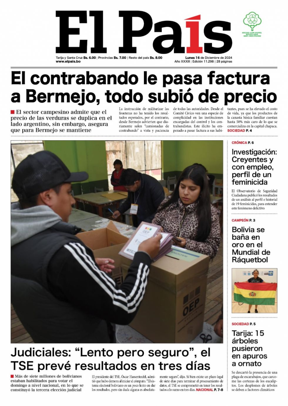 La política tras las judiciales; el perfil feminicida, contrabando... Lee las imprescindibles