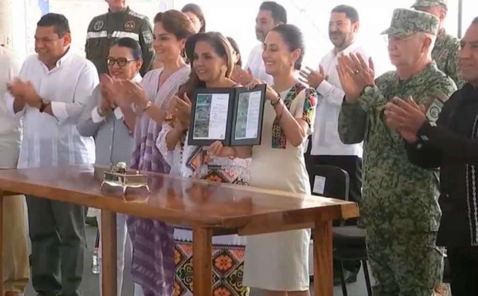 Sheinbaum inaugura últimos tramos del Tren Maya