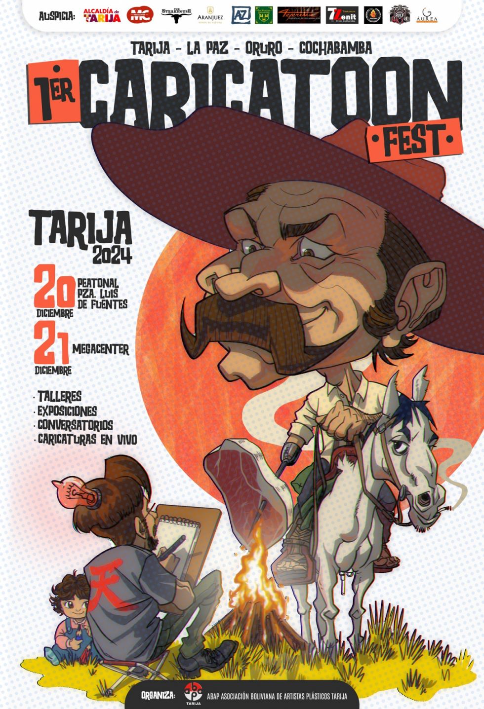 Caricatoon Fest, el primer festival de caricatura en Tarija