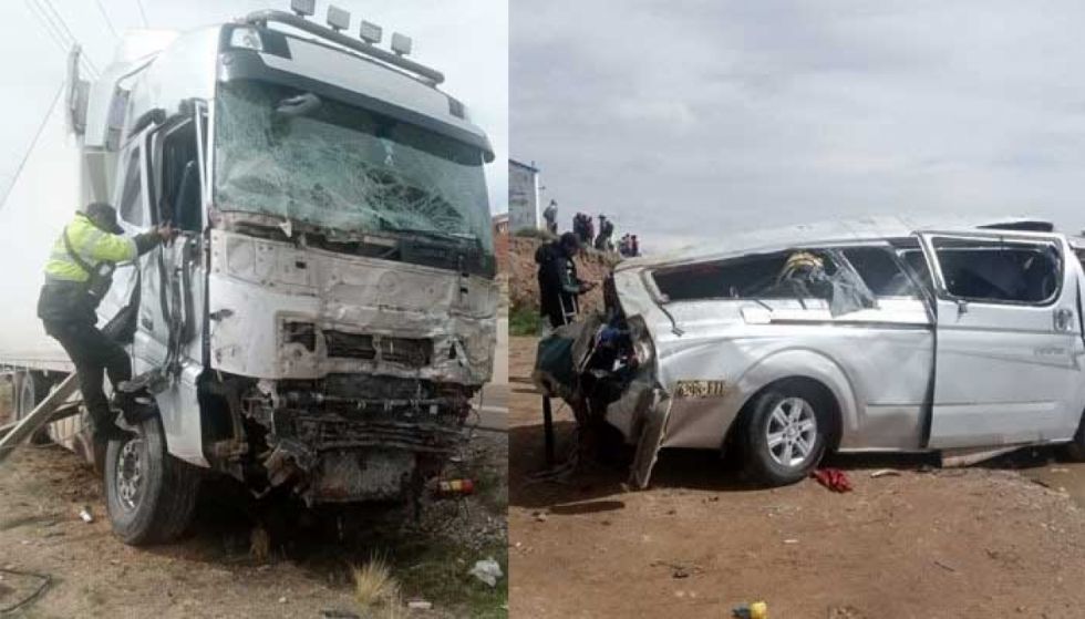 Trece personas pierden la vida en un accidente de tránsito 