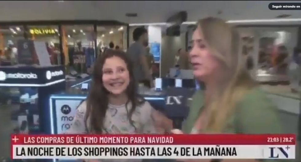 El macabro pedido de una niña a Papá Noel que dejó sin palabras a periodistas