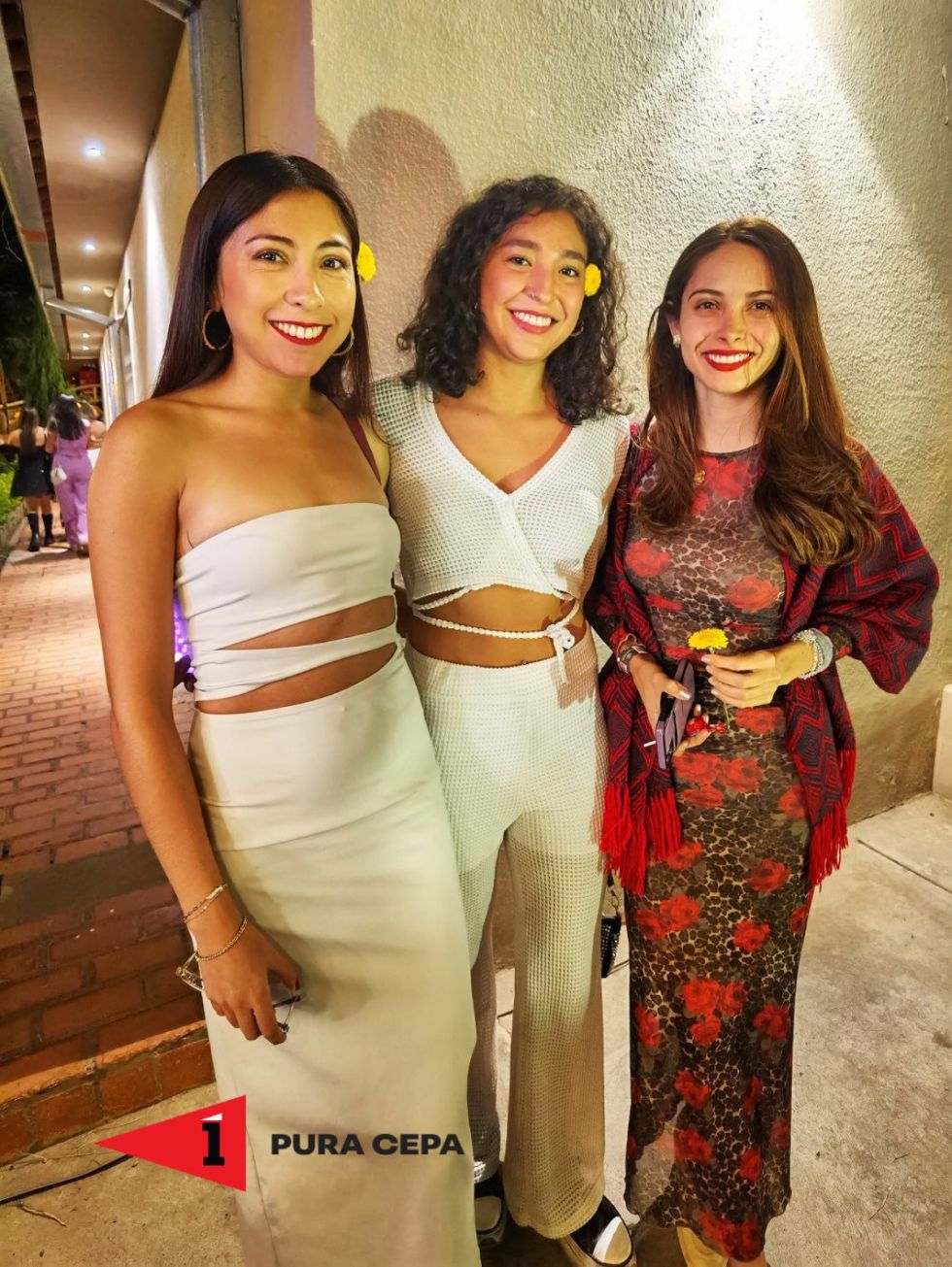 Natalia Pacheco, Estefania Coronado y Andrea Molina
