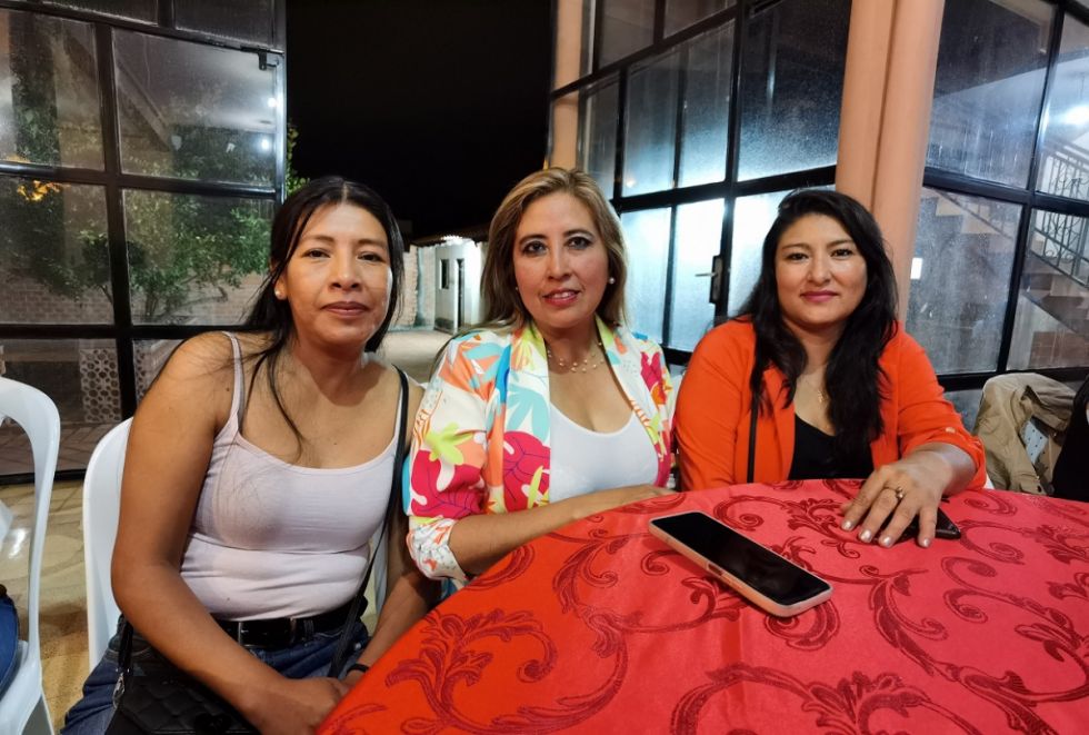 Karina Nina, Patricia Barrio y Maricel Blas