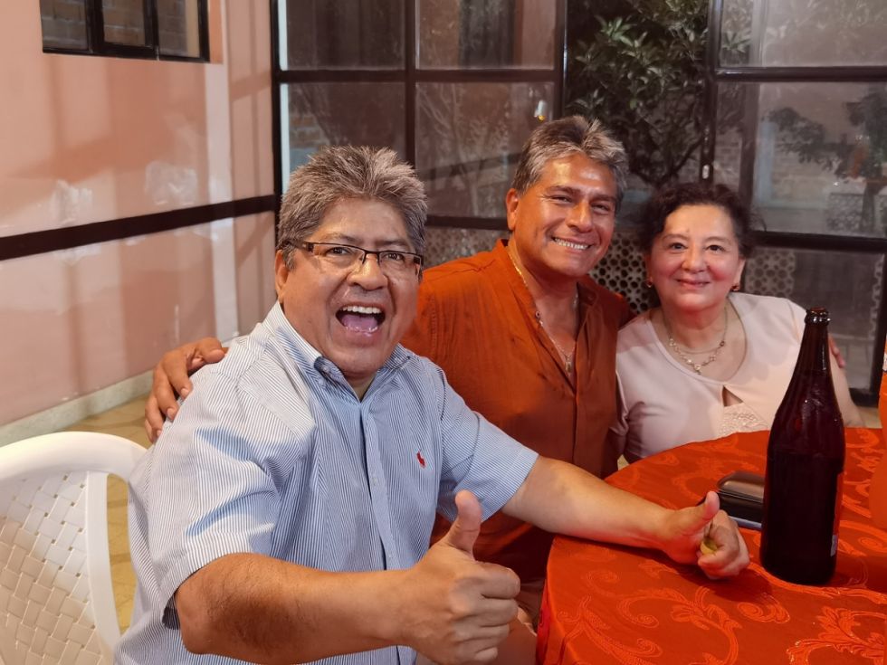 Saúl Aramayo, Papi Vargas y María Amador