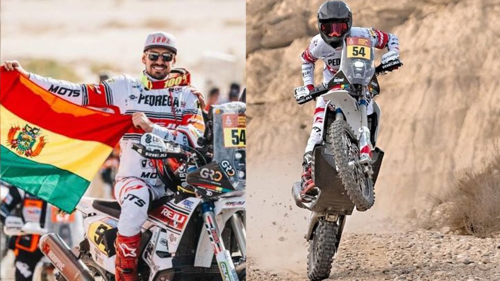 Boliviano en competencia: Así le fue a Nosiglia en el prólogo del Dakar