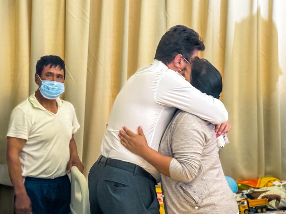 Entrega de regalos
