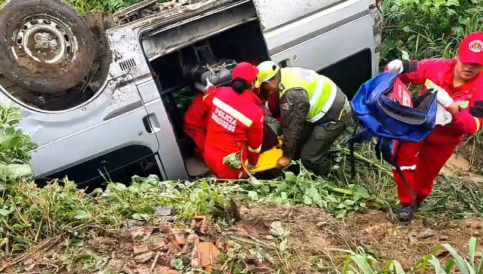 Tarija: Accidente en la avenida Panamericana deja a una persona de la tercera edad herida