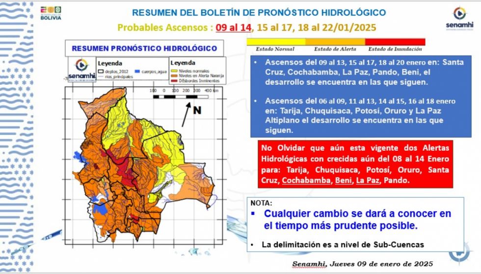 ¿Planes para el fin de semana? Así estarán los ríos en el departamento