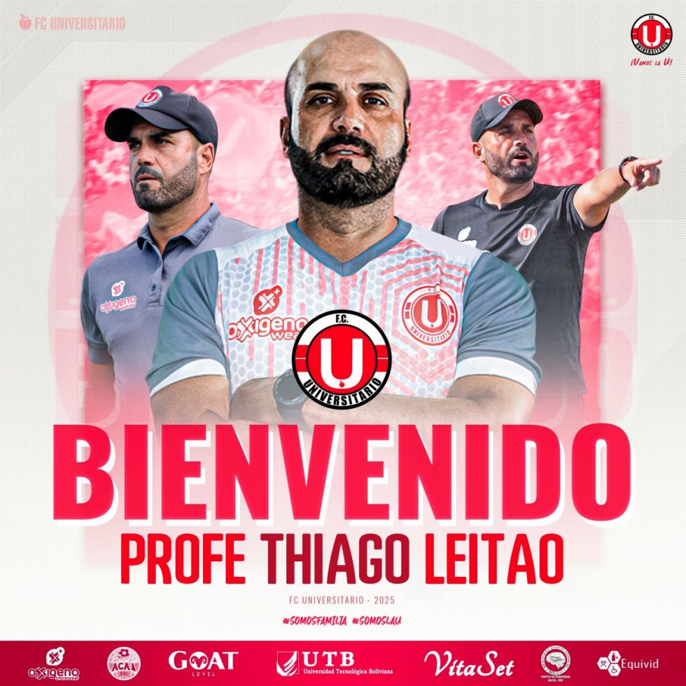 FC Universitario de Vinto apuesta a Leitao como DT