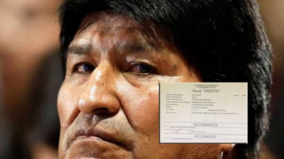 Evo Morales busca anular su orden de aprehensión con acción de libertad (Video)