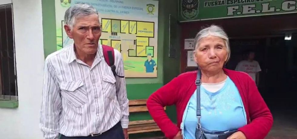 Tarija: Roban dinero y un celular a una pareja de adultos mayores