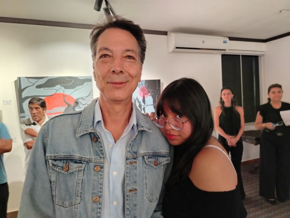 Bernardo Quiroga y Heidi Encinas