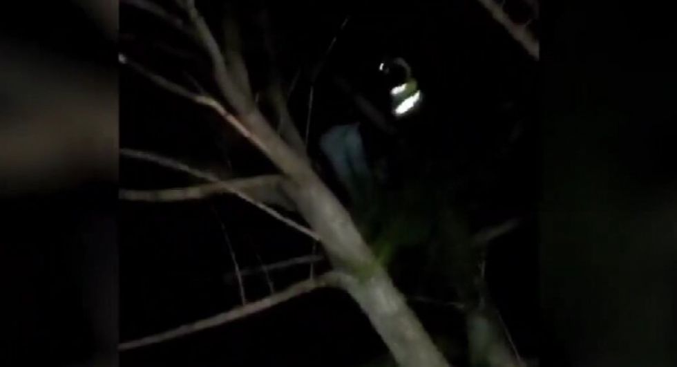 Tarija: Policía rescata a un hombre que intentó lanzarse de un árbol