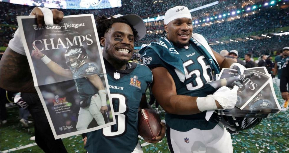 Super Bowl: Los Eagles campeones  de la temporada
