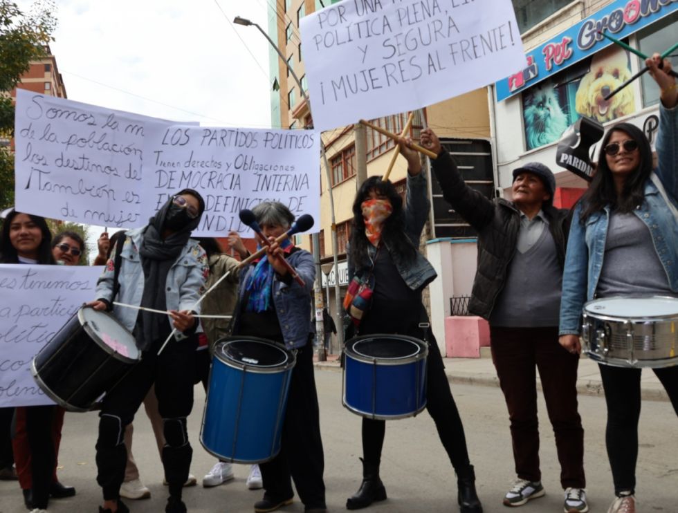 Movilización en La Paz