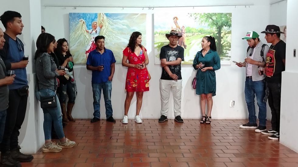 Araq en la Galería de la Casa de la Cultura