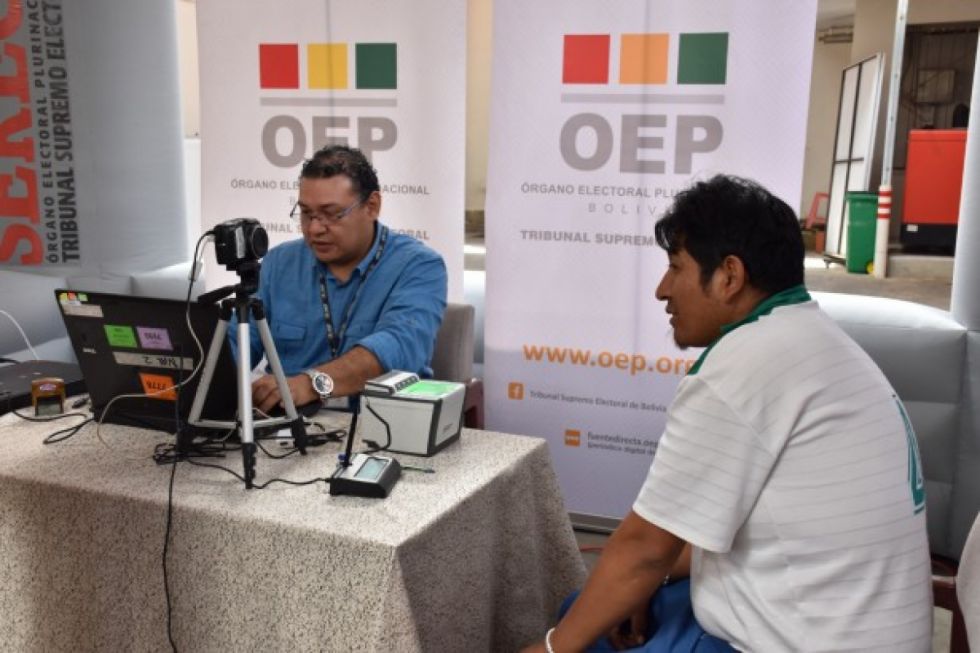 Tarija: Serecí extiende a sábados el registro biométrico 