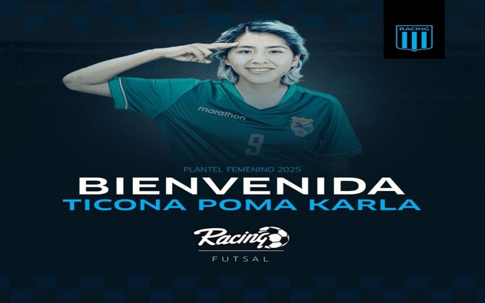 Karla Ticona reforzará al Racing de Argentina 