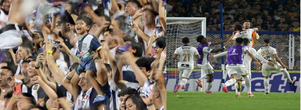 Video: La eufórica celebración de los hinchas de Alianza que silenció la Bombonera 