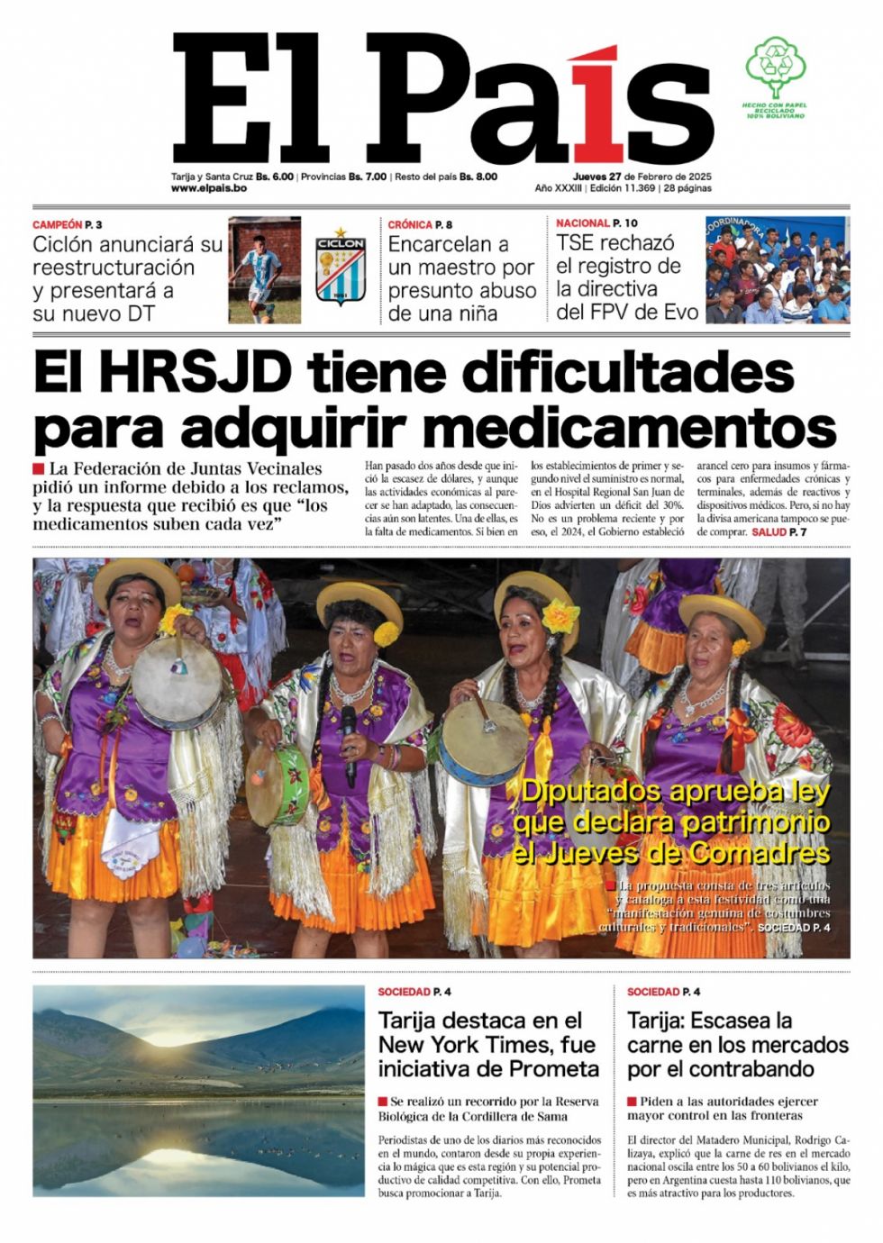 Comadres, los medicamentos del HRSJD, el NYT... Lee las imprescindibles