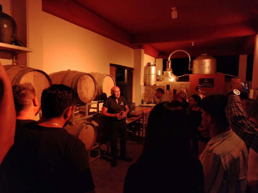 Peña folclórica en la Bodega Daroca