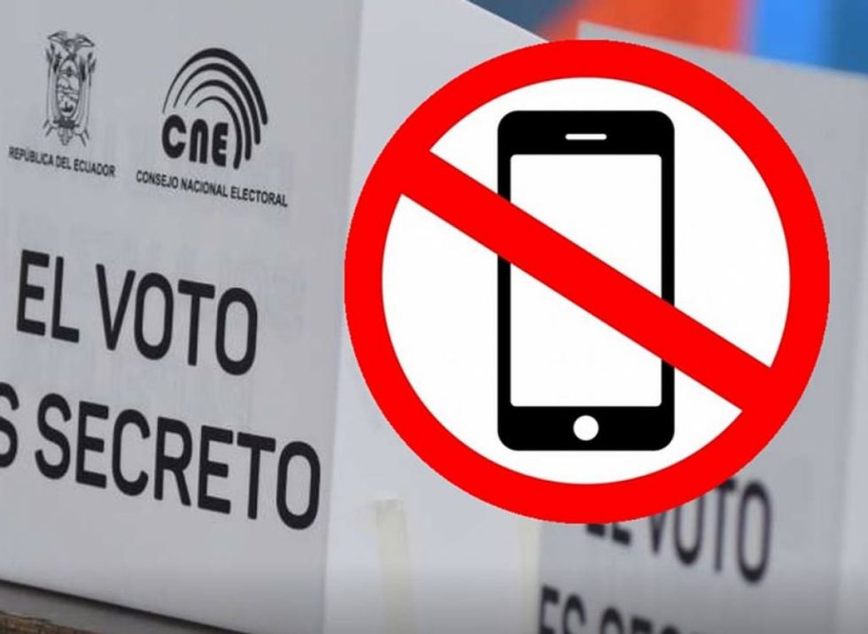 Ecuador: multarán por uso de celulares durante votación