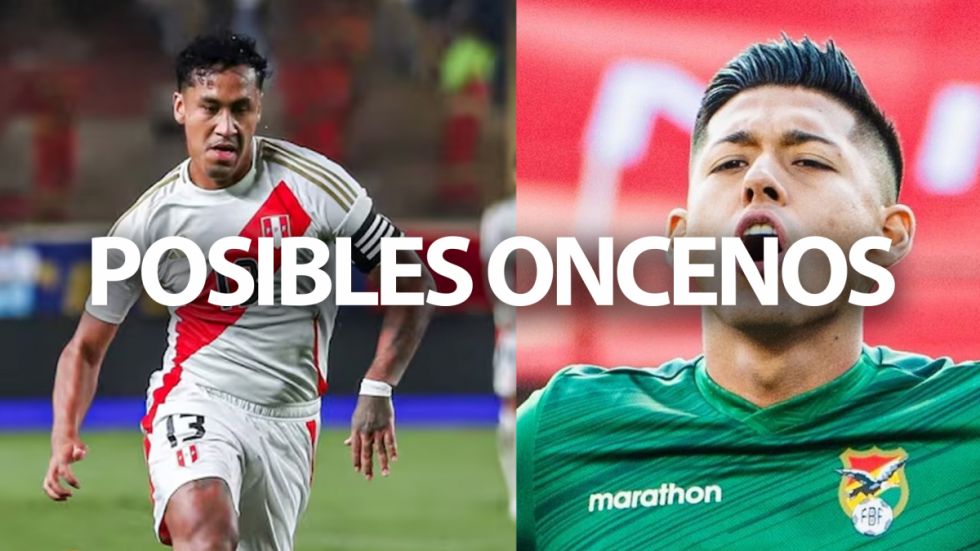 Las posibles formaciones de Perú y Bolivia para este jueves 