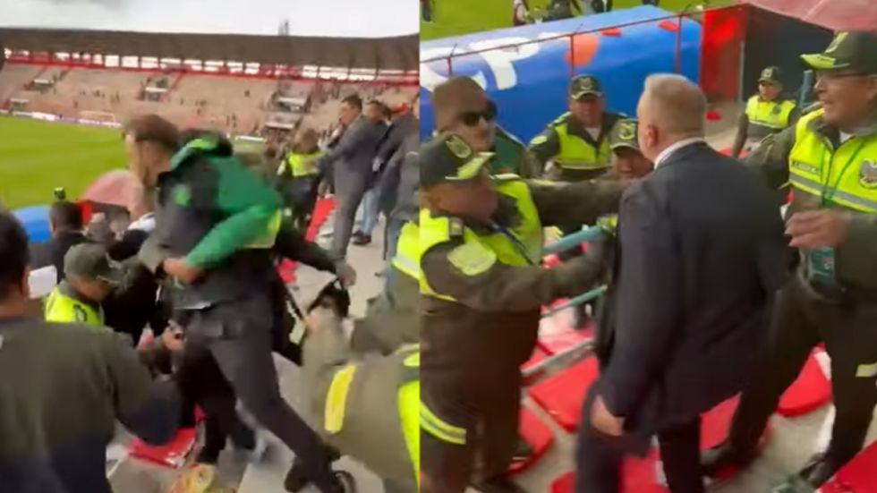 Escandaloso final entre presidente de la FBF e hincha en El Alto
