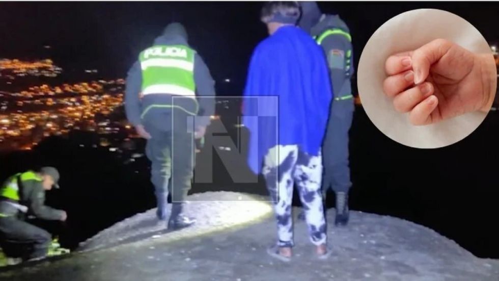 Bebé recién nacido fue abandonado en plena vía pública 