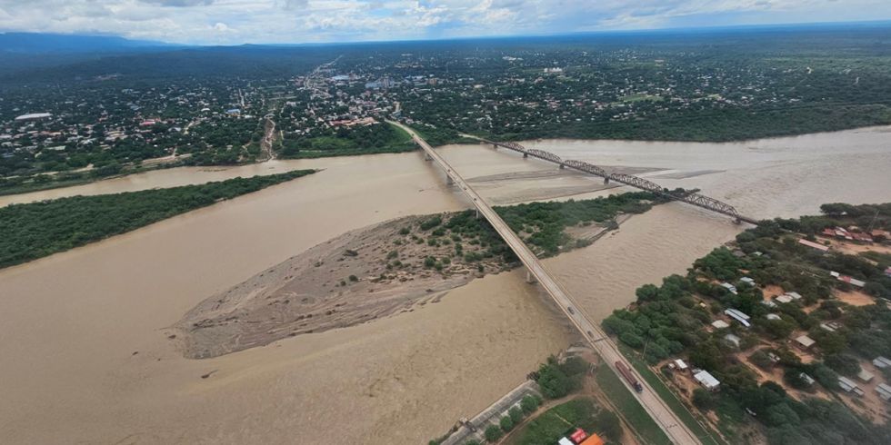 Desborde del río Pilcomayo afectó a 1.300 familias en Villa Montes (Video)