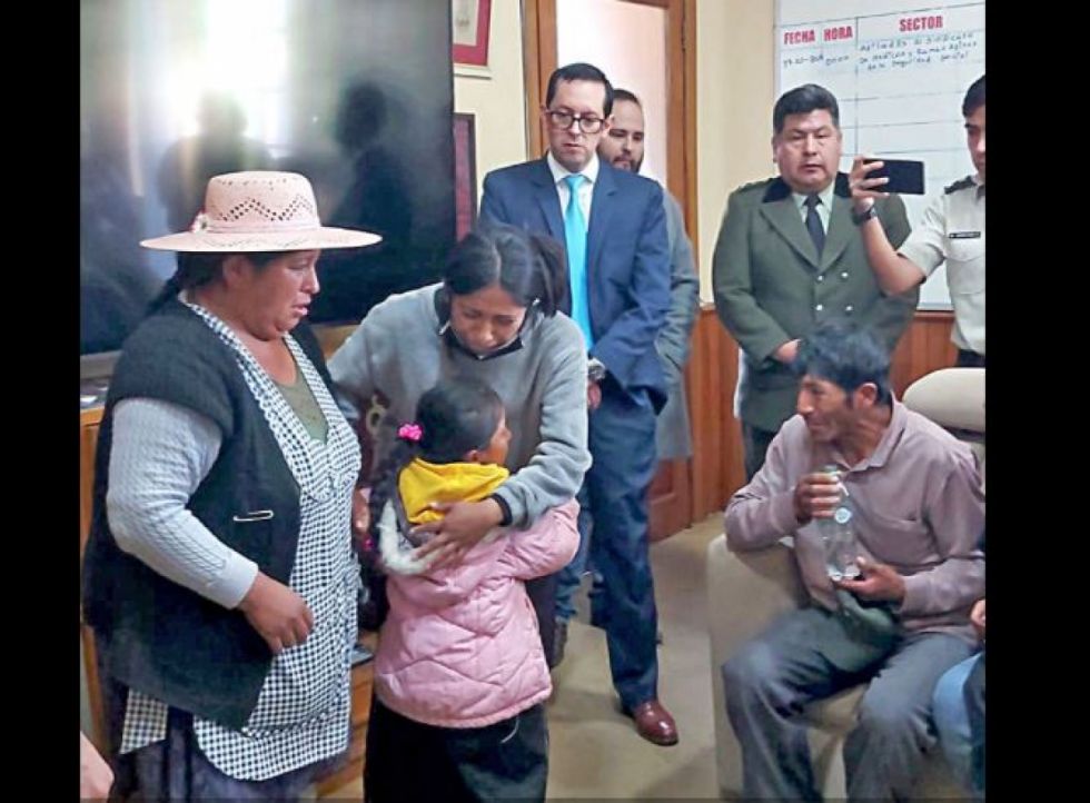 Hombre es condenado a 15 años por raptar a niña y llevarla como "regalo" a su madre en Tarija