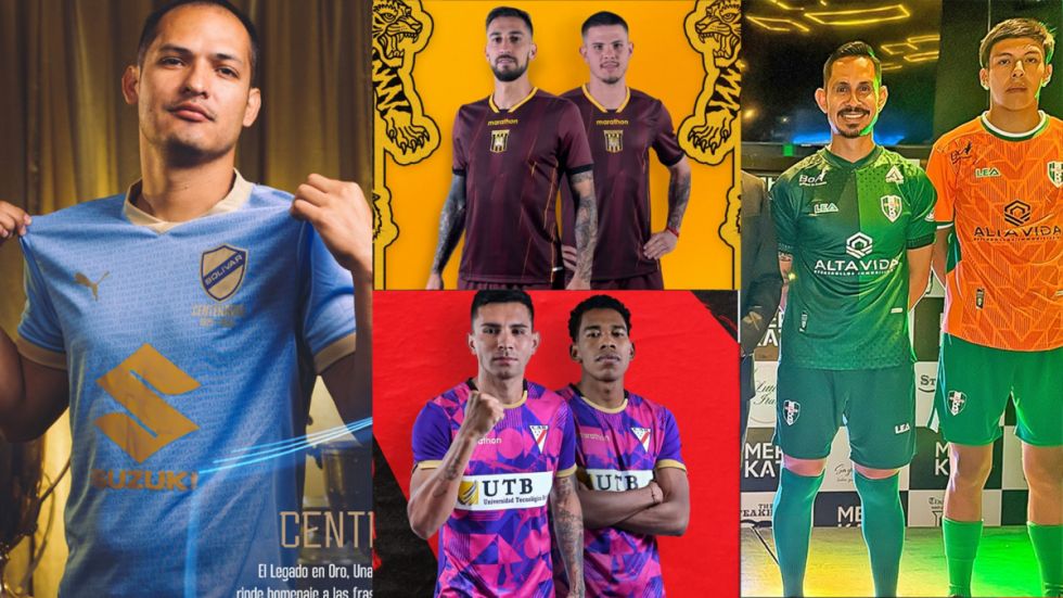 Club por club: Las camisetas titulares y alternas en el fútbol boliviano este 2025