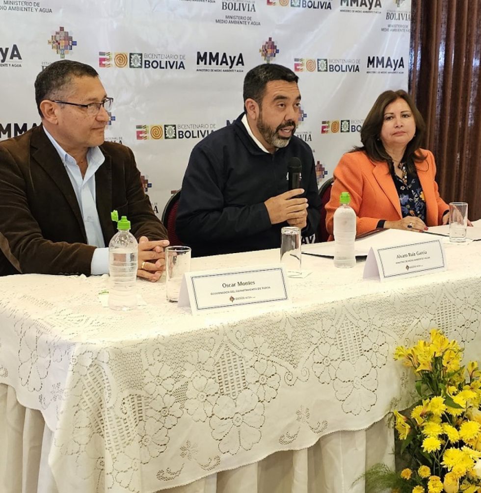 Tarija: CAF revisa costos para la PTAR en Cabeza de Toro