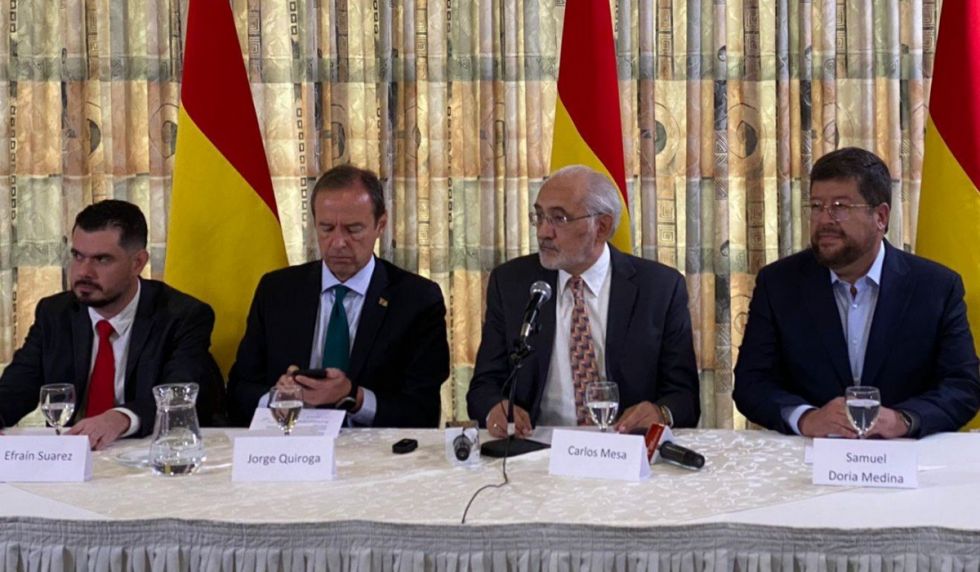Mesa confirma ruptura del Bloque de Unidad tras fracaso en selección de candidato único