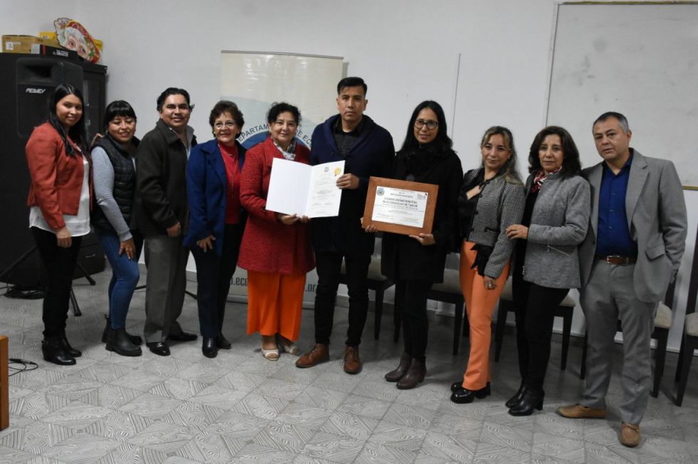 Reconocieron al Colegio Departamental de Economistas de Tarija como Institución Meritoria