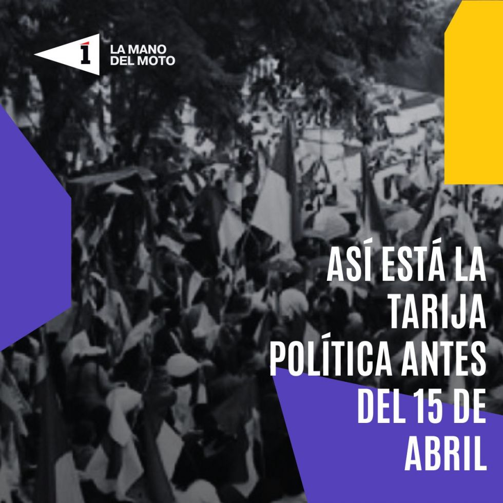 Así está la Tarija política antes del 15 de abril