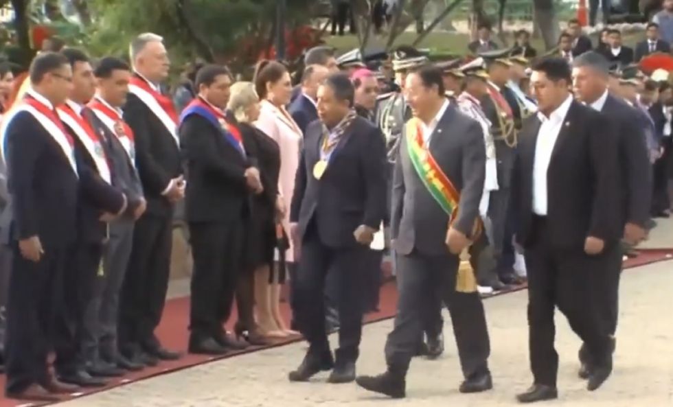 Presidente Arce inicia actos por el 208 aniversario de la Batalla de La Tablada