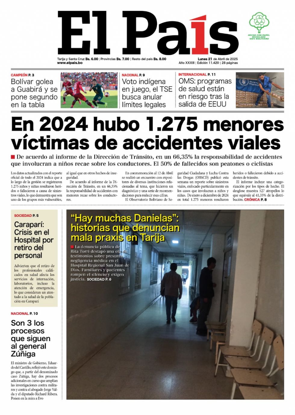 Las Danielas, los niños víctimas, el MNR,  Nereta y más: Lee las imprescindibles