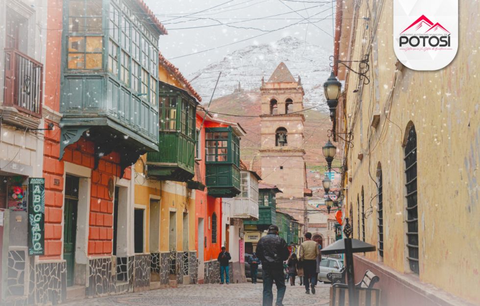 Nevada sorprende a Potosí y tiñe de blanco la ciudad (Fotos)
