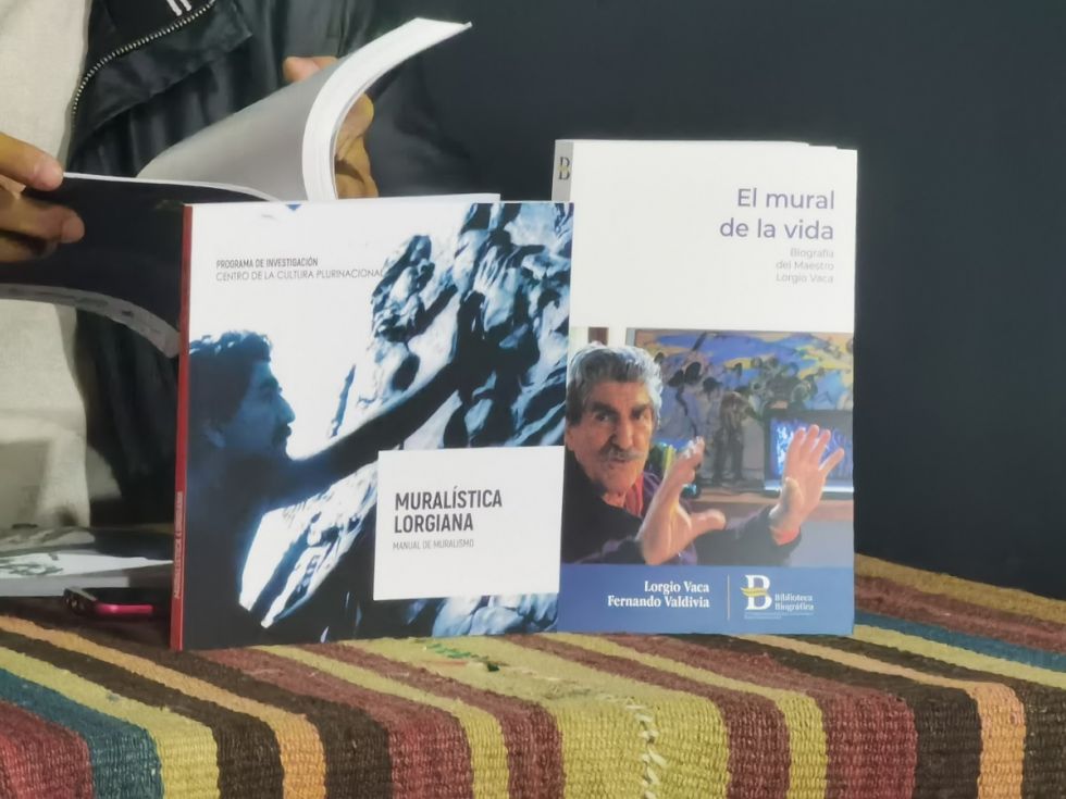 “Muralística Lorgiana”, el regalo de Lorgio Vaca a los artistas bolivianos