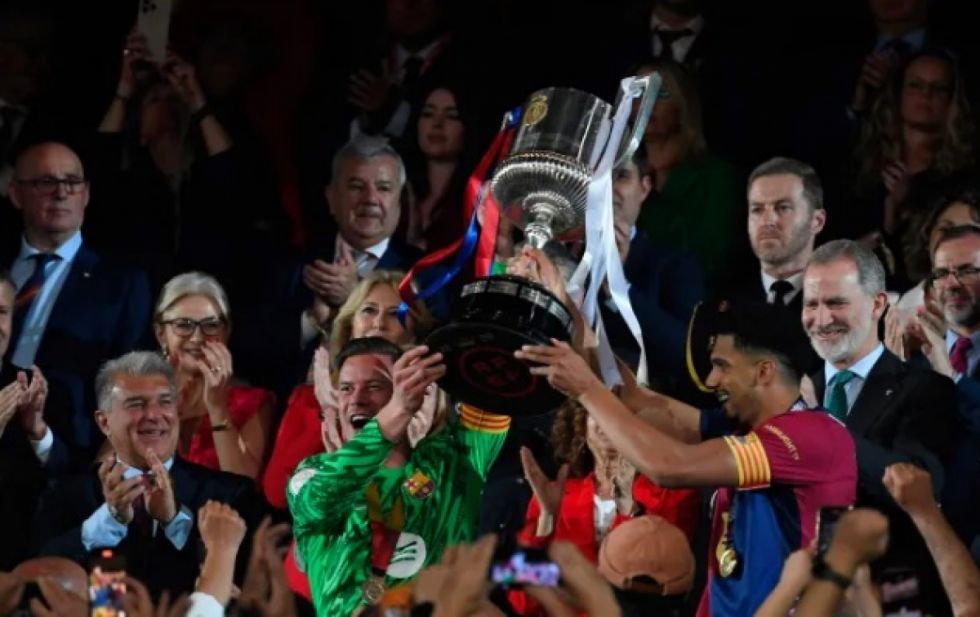¡Barcelona campeón de la Copa del Rey! Venció al Madrid 3-2