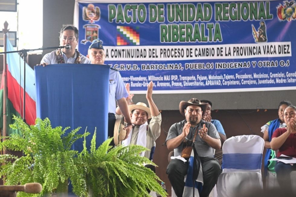 Arce llama a la unidad del MAS para ganar elecciones