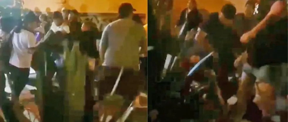 Diferencia entre dos turnos de un colegio, termina en pelea campal entre padres de familia