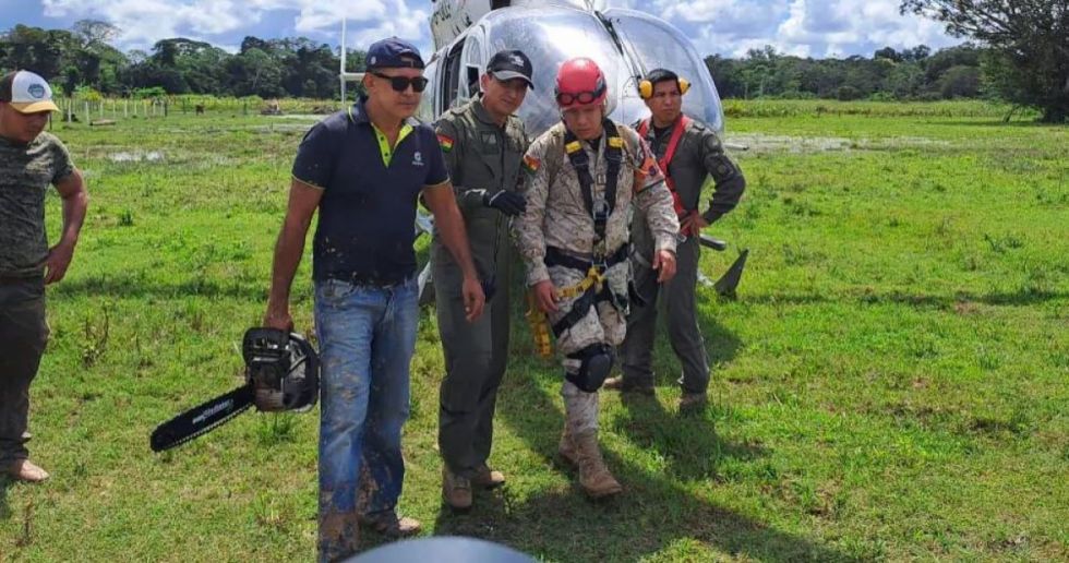 Hallan con vida a las cinco personas que viajaban en la avioneta que desapareció en Beni