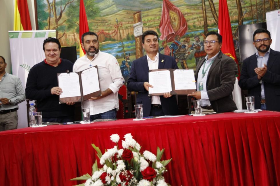 Tarija: Convenio pone en marcha el Fondo Municipal del Agua 